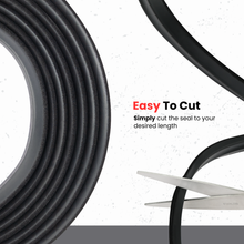 Load image into Gallery viewer, M M SEALS B003 Flexible Flocked Rubber Glass Run Channel for Universal RV Window, Car, Bus and Truck
