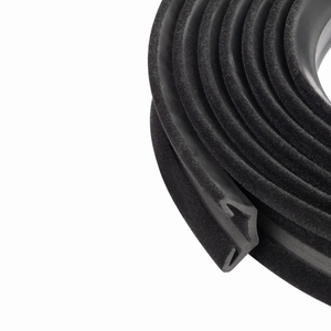 M M SEALS B003 Flexible Flocked Rubber Glass Run Channel for Universal RV Window, Car, Bus and Truck