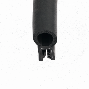 Vertical Bulb Trim Seal Bulb Diameter: 0.55" Flange Size: 0.039" to 0.14" -Weather Stripping, RV Compartment Seal, Boat Hatch Insulation, Toolbox Edge Guard – Easy Install