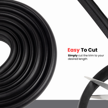 Load image into Gallery viewer, Trim Seal with Top Bulb – Car Rubber U-Channel Gasket for Weatherproof Sealing – Automotive, RV, Boat, and Industrial Edge Protection Bulb Diameter: 0.51 inch (13mm), Grip Range: 0.039 to 0.12 inch (1-3mm)
