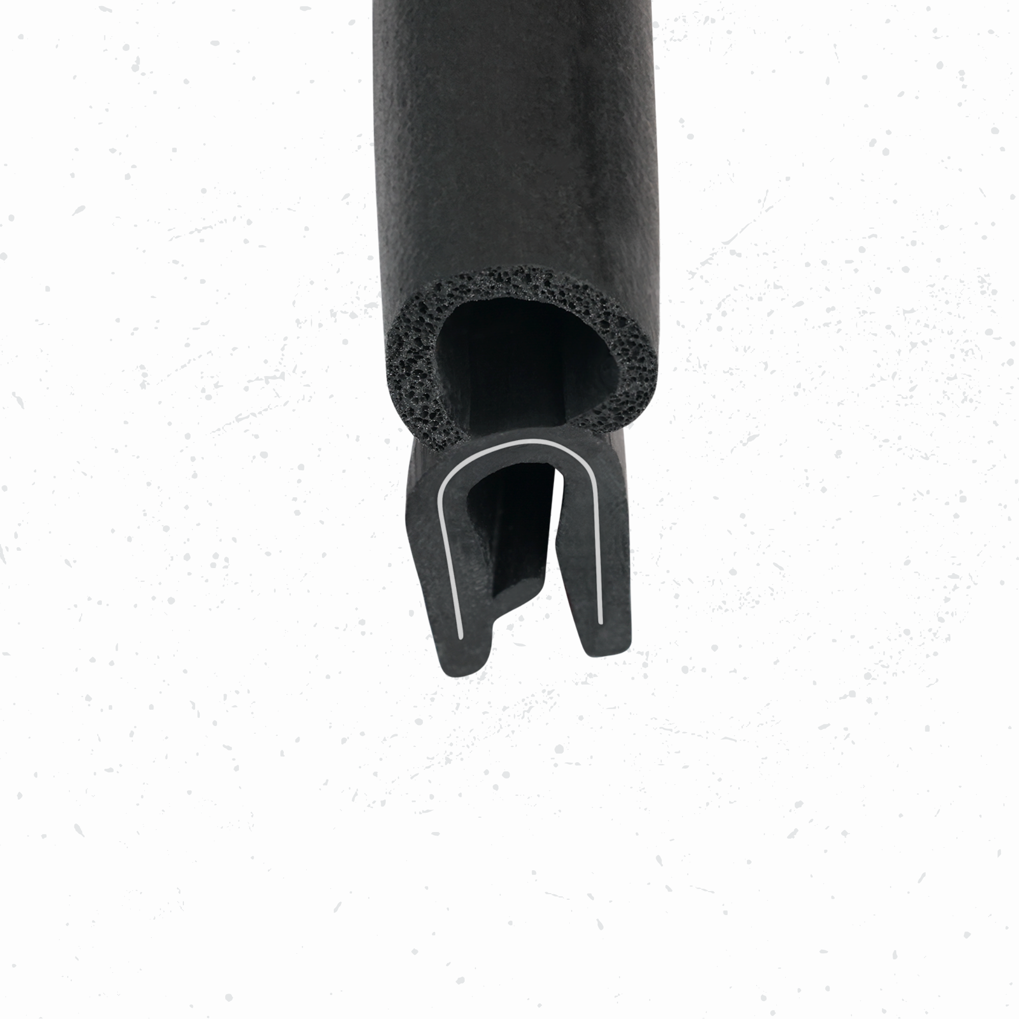 10-Foot Car Door Rubber Edge Trim Seal Strip With Top Bulb – Universal Weather Stripping