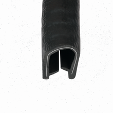 Load image into Gallery viewer, Edge Trim Black Large Fits edge thickness up to 0.16 inch (4mm), Leg Length 0.65 inch (16.5mm)
