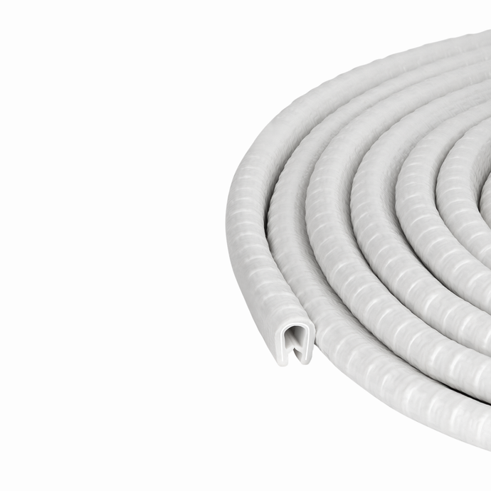 White Edge Trim Small, Fits Edge 1/16 to 1/8 inch (1-3mm)