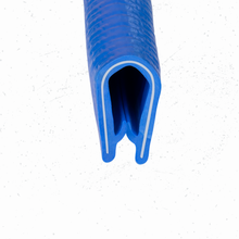 Load image into Gallery viewer, Blue Edge Trim Black Large Fits edge thickness up to 0.16 inch (4mm), Leg Length 0.65 inch (16.5mm)
