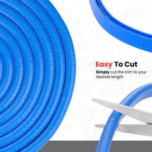 Blue Edge Trim Black Large Fits edge thickness up to 0.16 inch (4mm), Leg Length 0.65 inch (16.5mm)