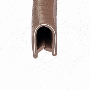 Brown Car Door Protector U Shape - Edge Trim - Door Edge Guard - Black Car Guards - and Protective Strip for Car Door Entry and Protection