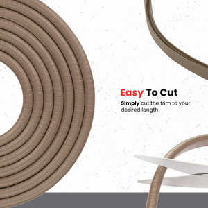 Brown Car Door Protector U Shape - Edge Trim - Door Edge Guard - Black Car Guards - and Protective Strip for Car Door Entry and Protection
