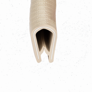 Beige Edge Trim Black Large Fits edge thickness up to 0.16 inch (4mm), Leg Length 0.65 inch (16.5mm)