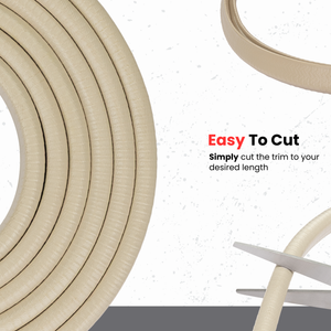Beige Edge Trim Black Large Fits edge thickness up to 0.16 inch (4mm), Leg Length 0.65 inch (16.5mm)