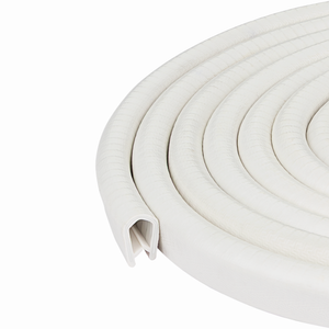 White Edge Trim Black Large Fits edge thickness up to 0.16 inch (4mm), Leg Length 0.65 inch (16.5mm)