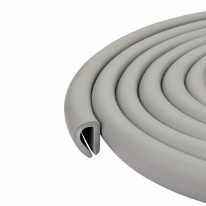 U-Shape Rubber Edge Trim Seal – EPDM Edge Protector for Metal and Glass Edges – Weather Resistant, Noise & Vibration Reduction