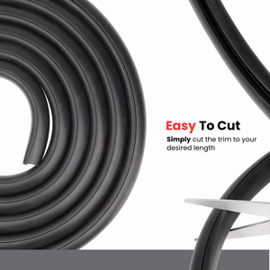 M M SEALS E009 EPDM Dense Rubber Window Locking Gasket Weather Stripping Window Seal, Tow-Piece Locking Action (Inline), Fits 3/16" Inch Glass and 3/32" Inch Panel Edge