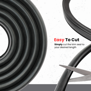 Heavy-Duty Windshield Rubber Seal for Tractor & Heavy Equipment | EPDM Locking Gasket for Stationary Glass | Durable Weatherstrip for Agricultural Machinery & Construction Vehicles