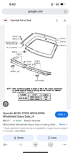 Load image into Gallery viewer, Front windhield Rubber Seal Compatible with HYUNDAI ELANTRA (XD) Avante 2001-2006
