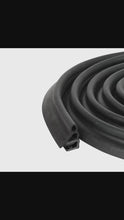 Load and play video in Gallery viewer, Double Bulb Door Seal –  Weatherstrip for Doors, Windows, Cars, Trucks, RVs &amp; Boats – Noise-Reducing, Windproof &amp; Waterproof Gasket
