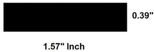 M M SEALS A064 Sponge Rubber Seal with Self Adhesive 0.39” Height X 1.57” Width | Universal weatherstrip Extrusion Neoprene Strip