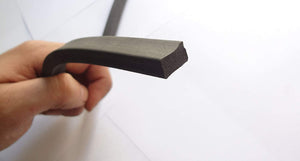 Sponge Rubber Seal Solid 0.39" Height X 0.59" Width | Universal weatherstrip Extrusion Neoprene Strip