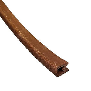 Edge Trim Brown large U height - 21/32" U Height x 3/64" - 5/32". grip range (5 FEET)