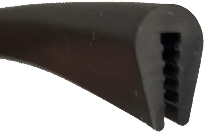 ゴム製エッジトリム、1/16インチ（1.6 mm）までのエッジに適合