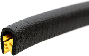 Edge Trim Black Large, Fits Edge 1/5 Inch thickness (6.35 mm), Leg Length  0.65 inch (16.5mm)