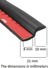 Load image into Gallery viewer, Z Shape Window Door Rubber Seal Weather Strip, Weatherproof, Soundproofing
