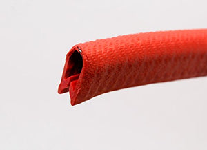 Edge Trim Red large U height - 21/32" U Height x 3/64" - 5/32". grip range (25 FEET)